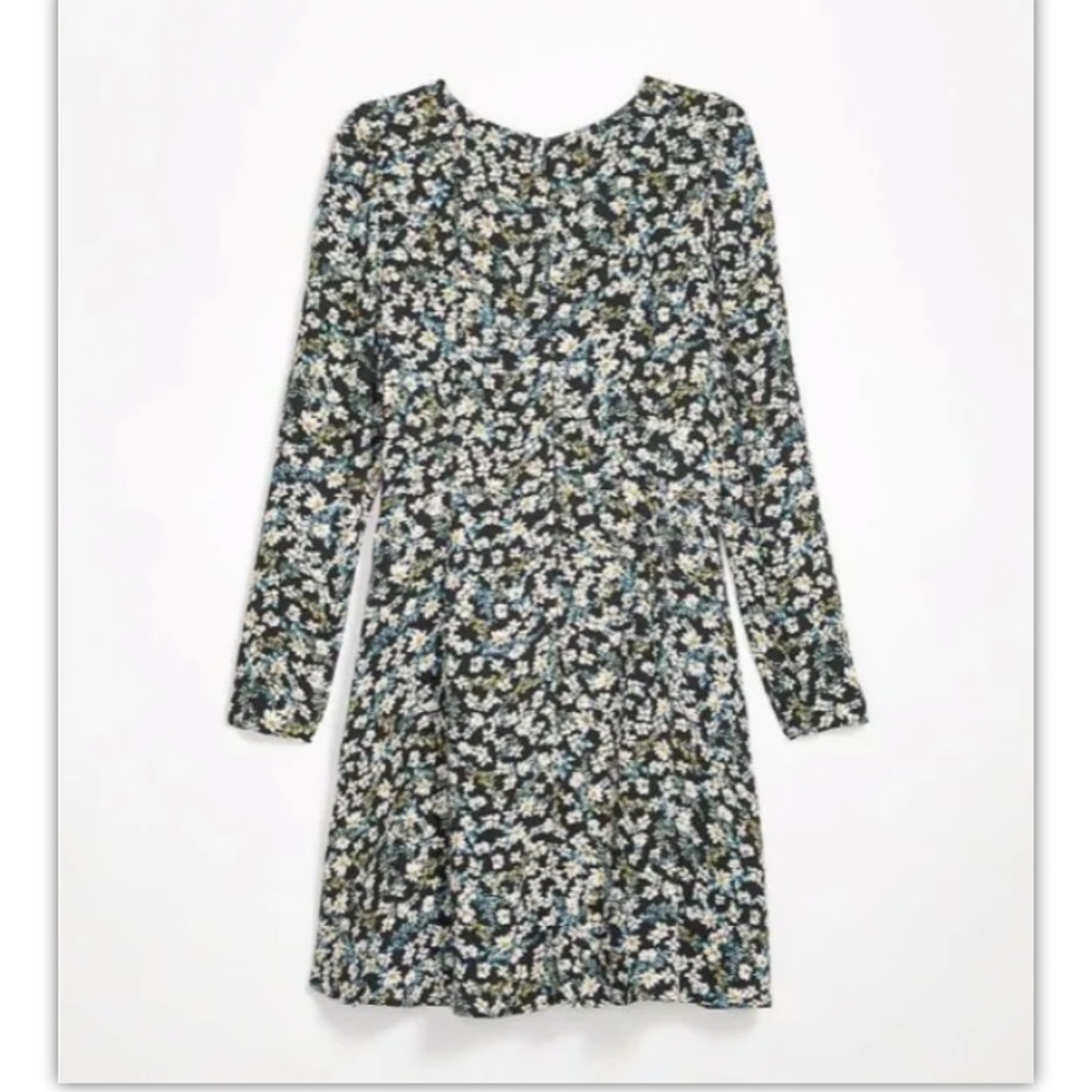 LOFT Women's NWT Floral‎ Puff Sleeve Flare Dress